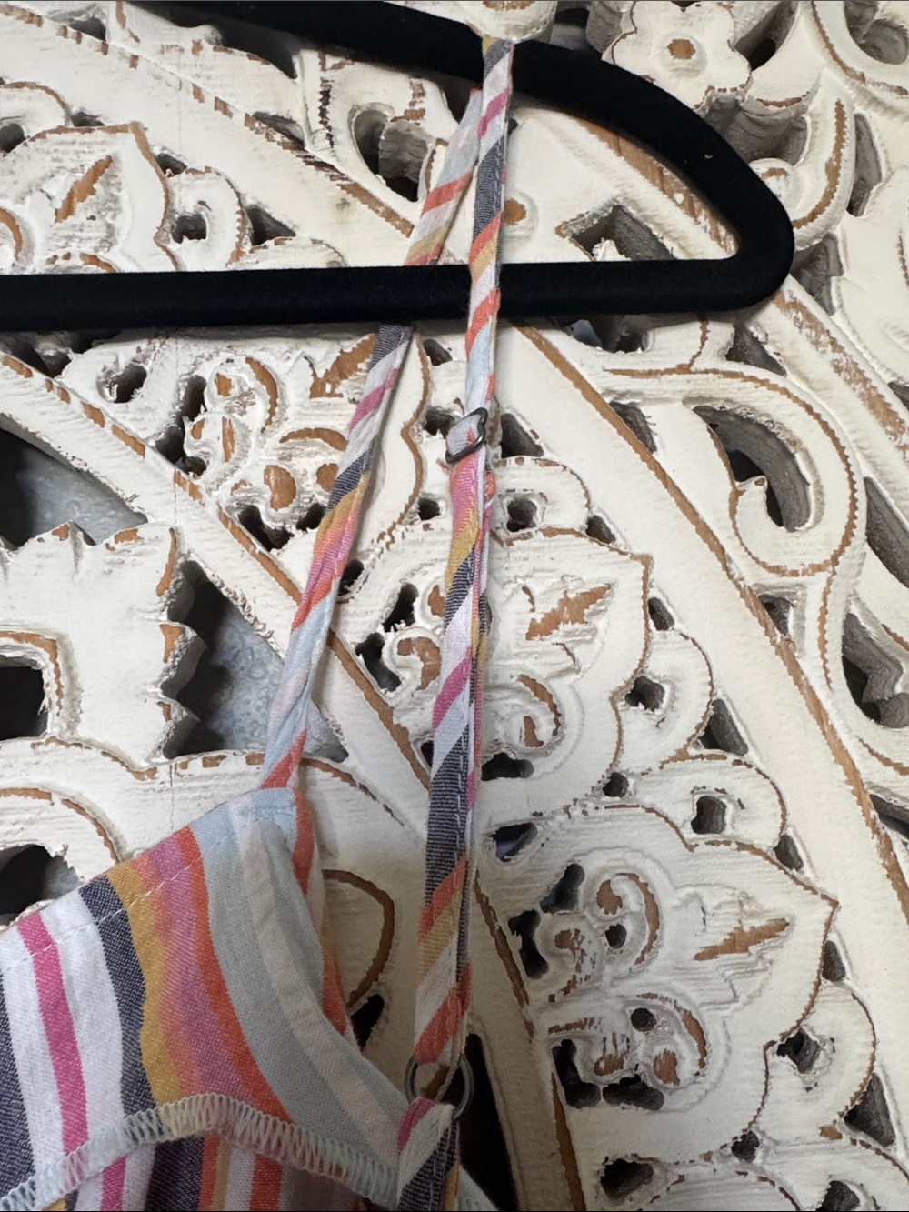 Roxy Multicolor Striped Spaghetti-Strap Romper - Picture 8 of 15
